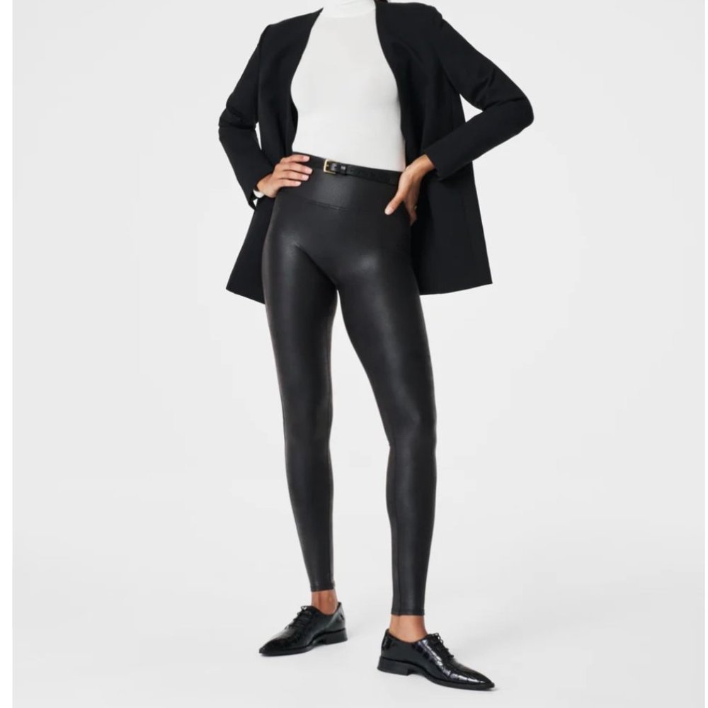 SPANX Faux Leather Leggings